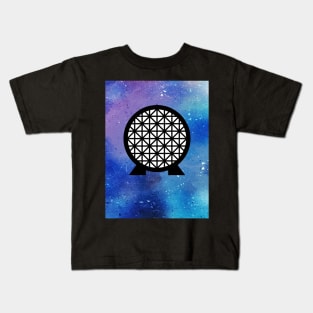 Spaceship Earth Colorful Kids T-Shirt